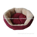 Soft Dog Bed, Comfortable Cushion Removable, Suede and Sherpa